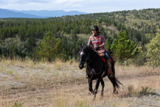 Canada-British Columbia-Chilko Lake Wilderness Pack Trip